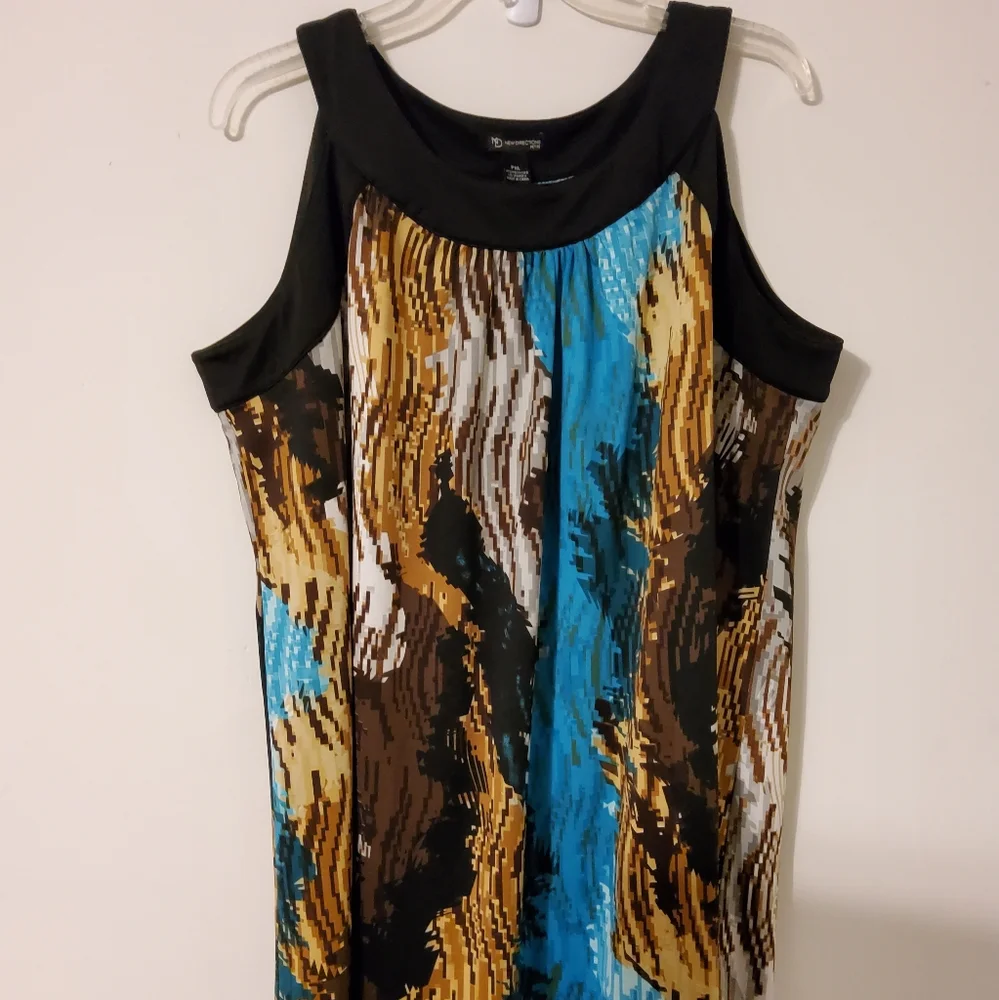 ND New Directions Petite Multi Colored Sleeveless  Dress Size PXL - Picture 2 of 8